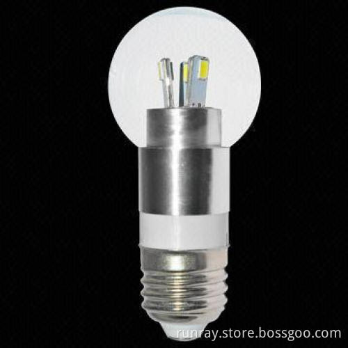 3W LED Candle Bulb, E27 or E14, AC 85-265V, Bridgelux, Epistar, Epileds LED Chip